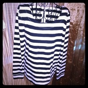 J. Crew longsleeve striped shirt size S